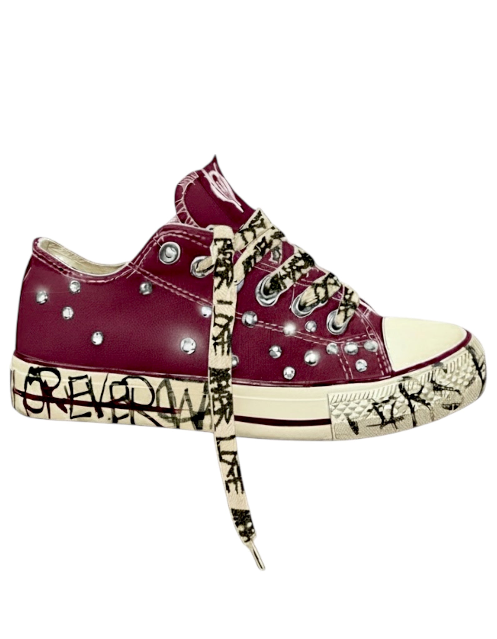 WC-SK8 LOW Casual Sneakers ( Gym RED )