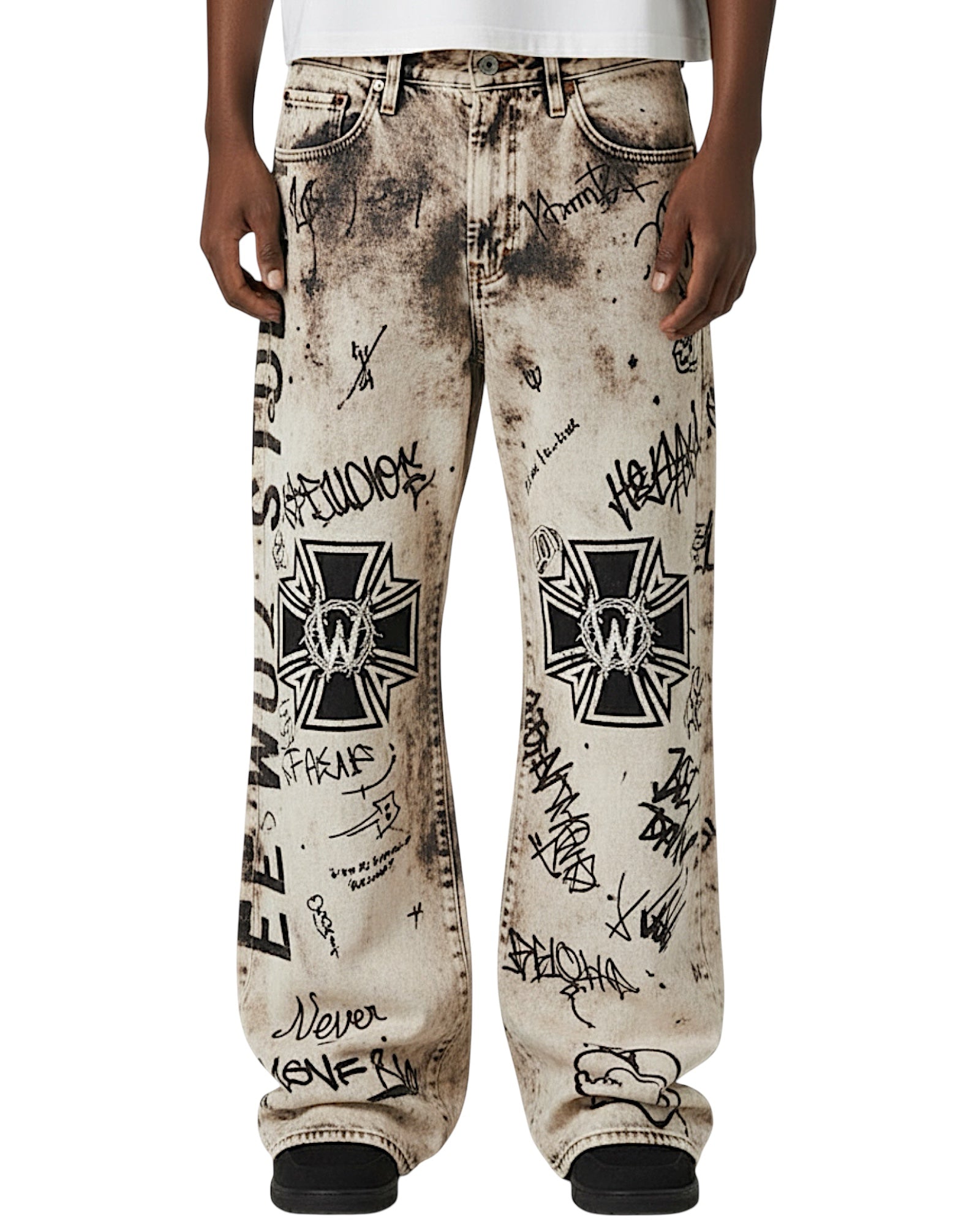 HARLÉ Baggy Fit Jeans