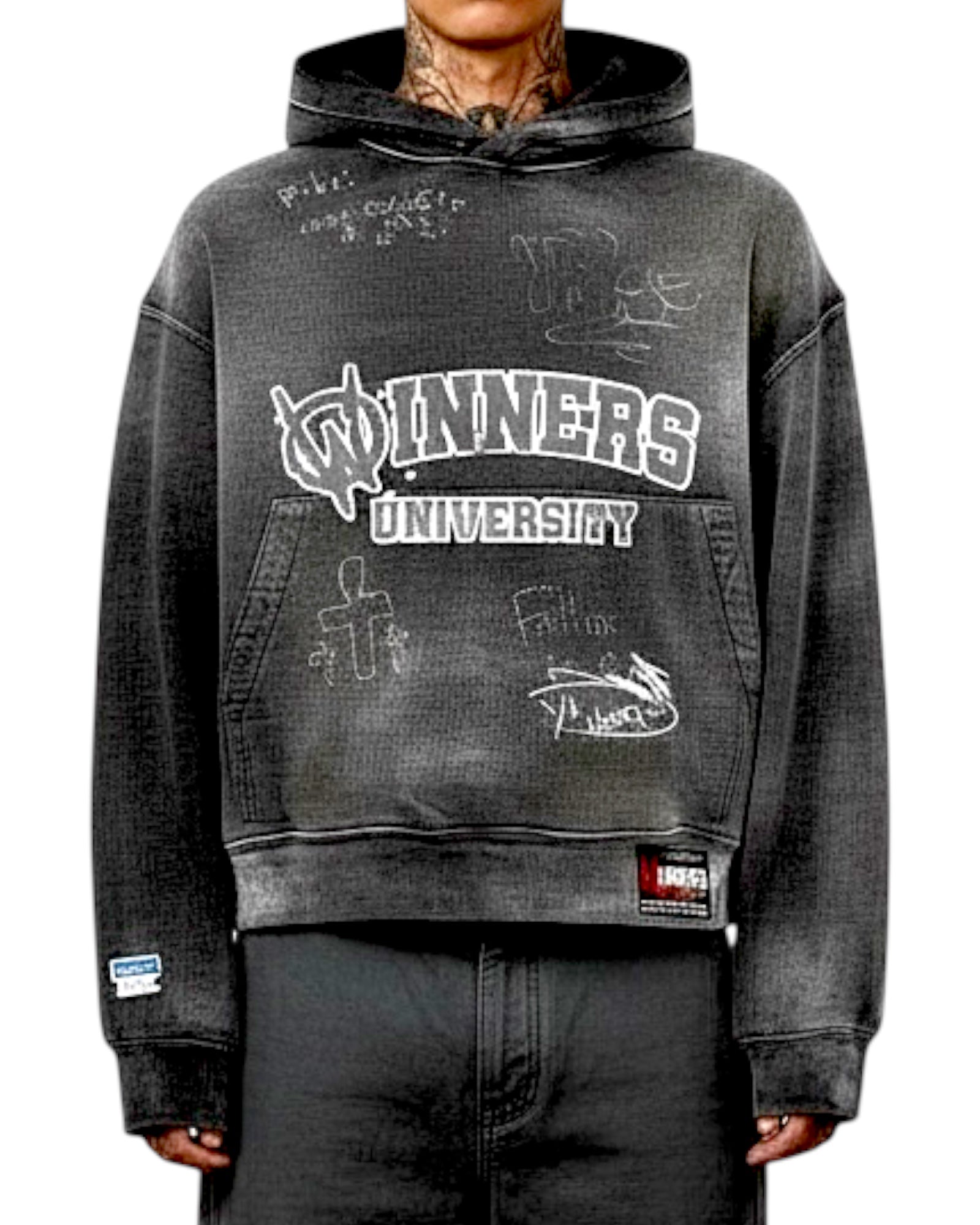Winners University Concrete Hoodie