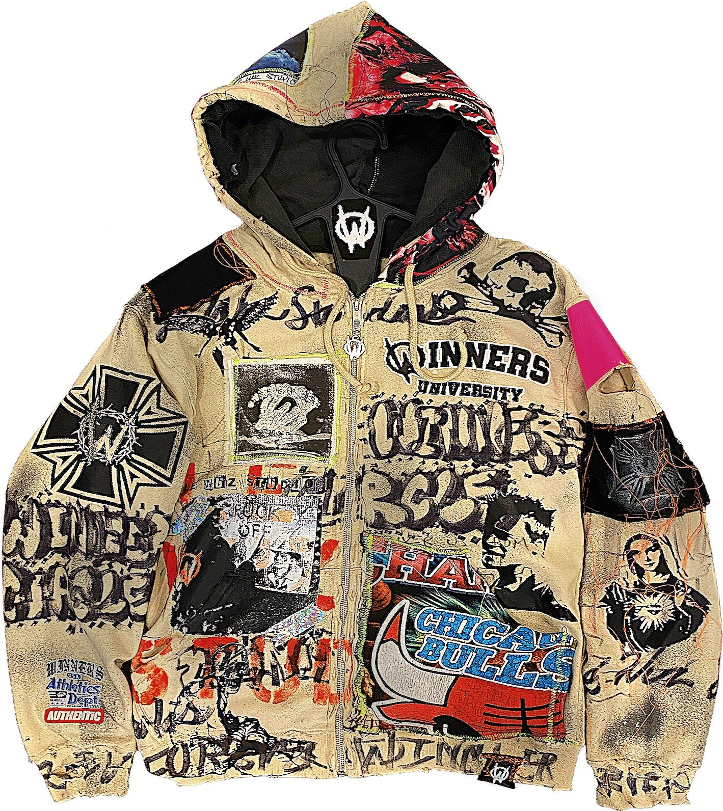 Vandalized Muséum ZIP UP HOODIE