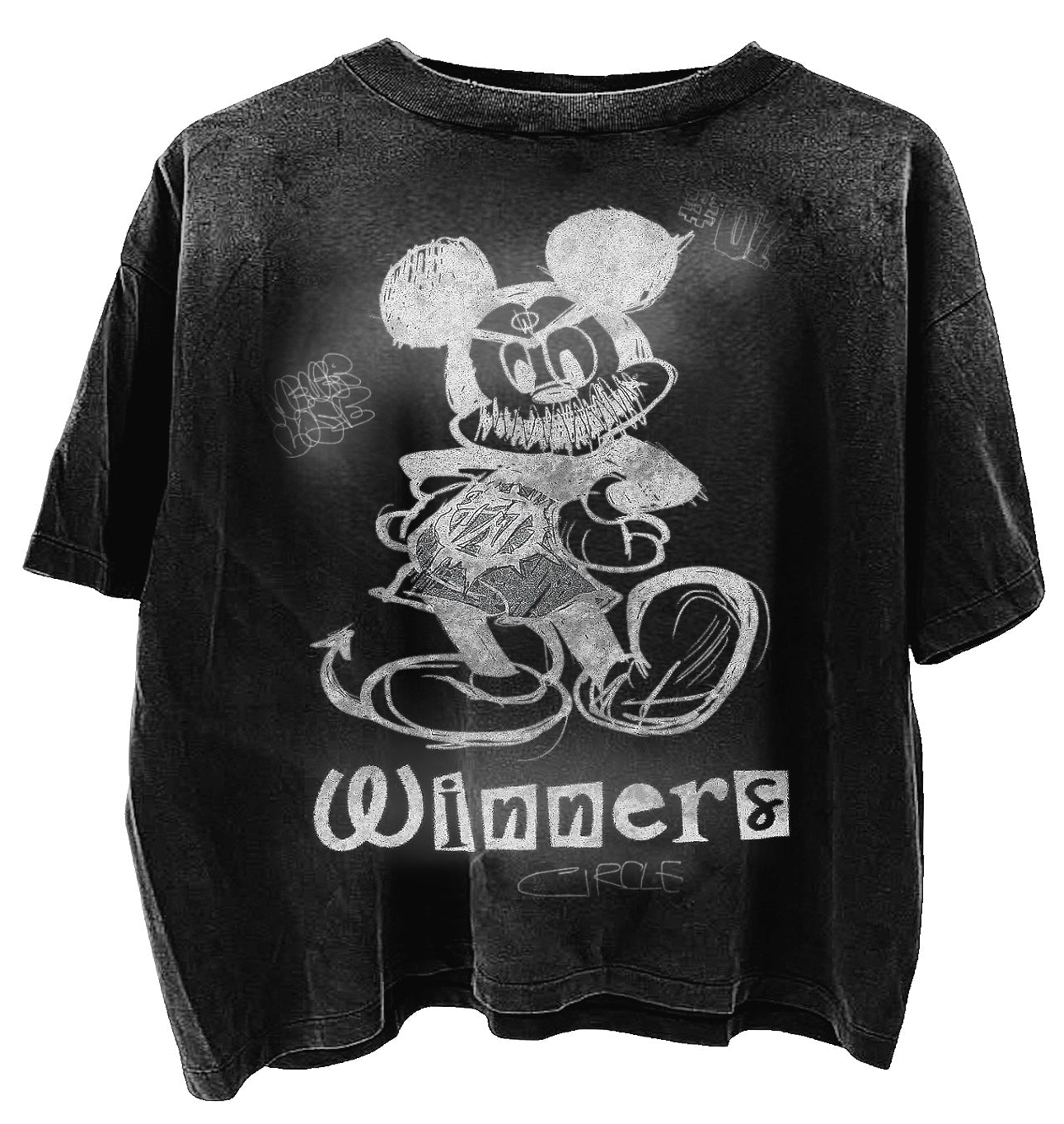 (W)alt Winners T shirt (BLACK)