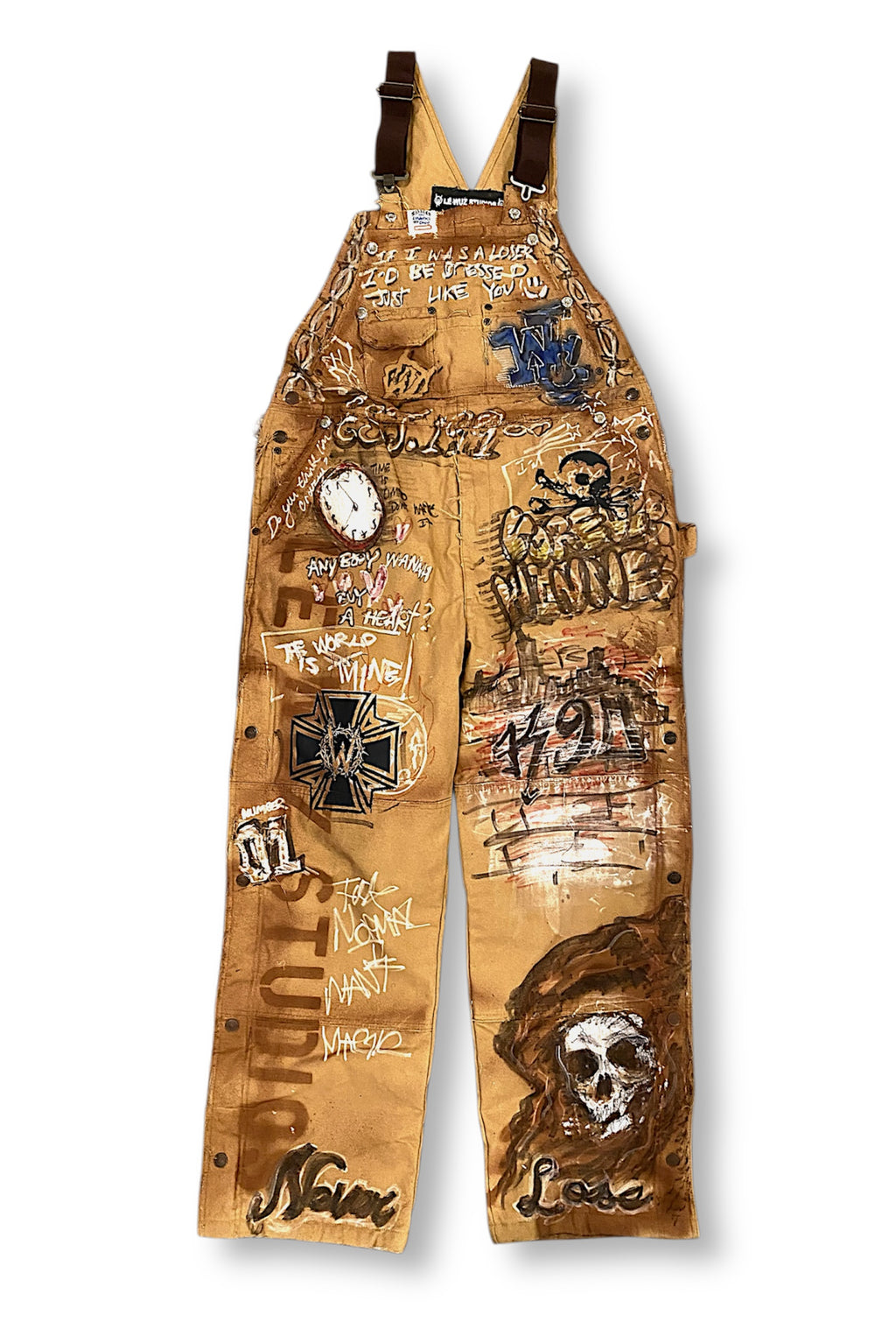 WC-WRK SHOP Tagged Overalls /Pants