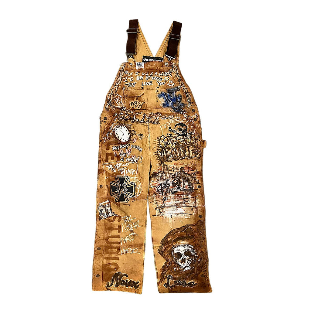 WC-WRK SHOP Tagged Overalls /Pants