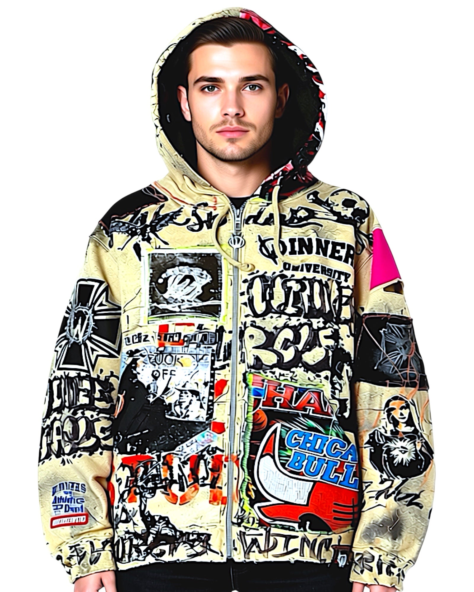 Vandalized Muséum ZIP UP HOODIE