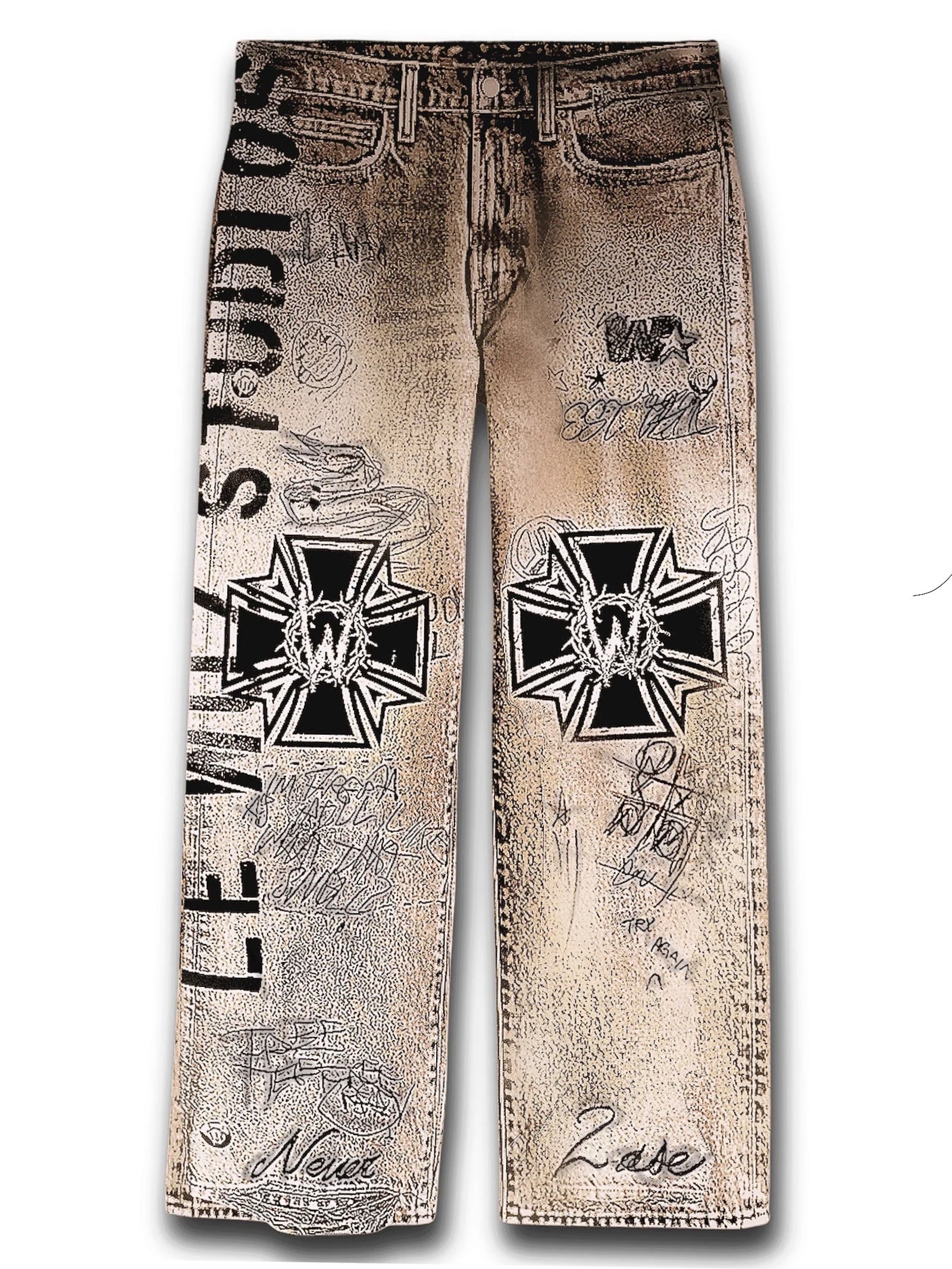 HARLÉ Baggy Fit Jeans