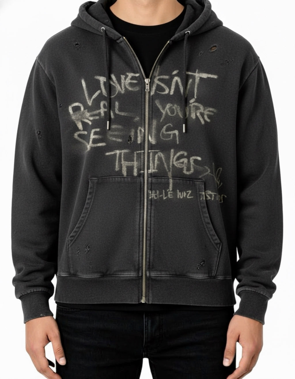 LèWuz Studios Lovers Illusion zip up