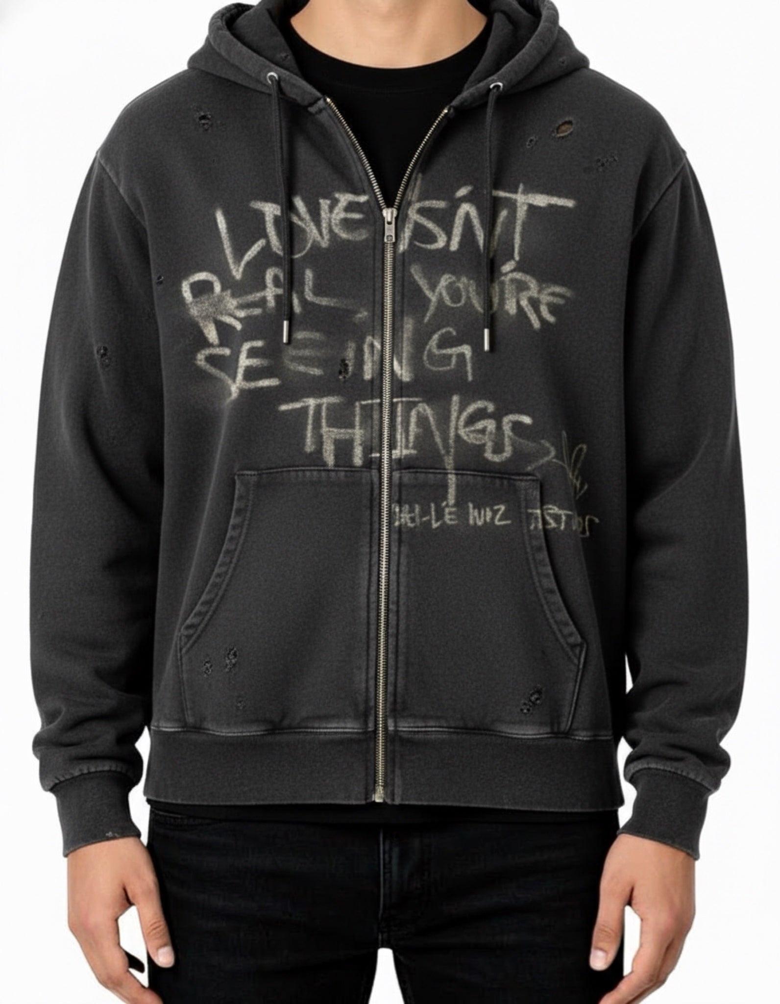 LèWuz Studios Lovers Illusion zip up